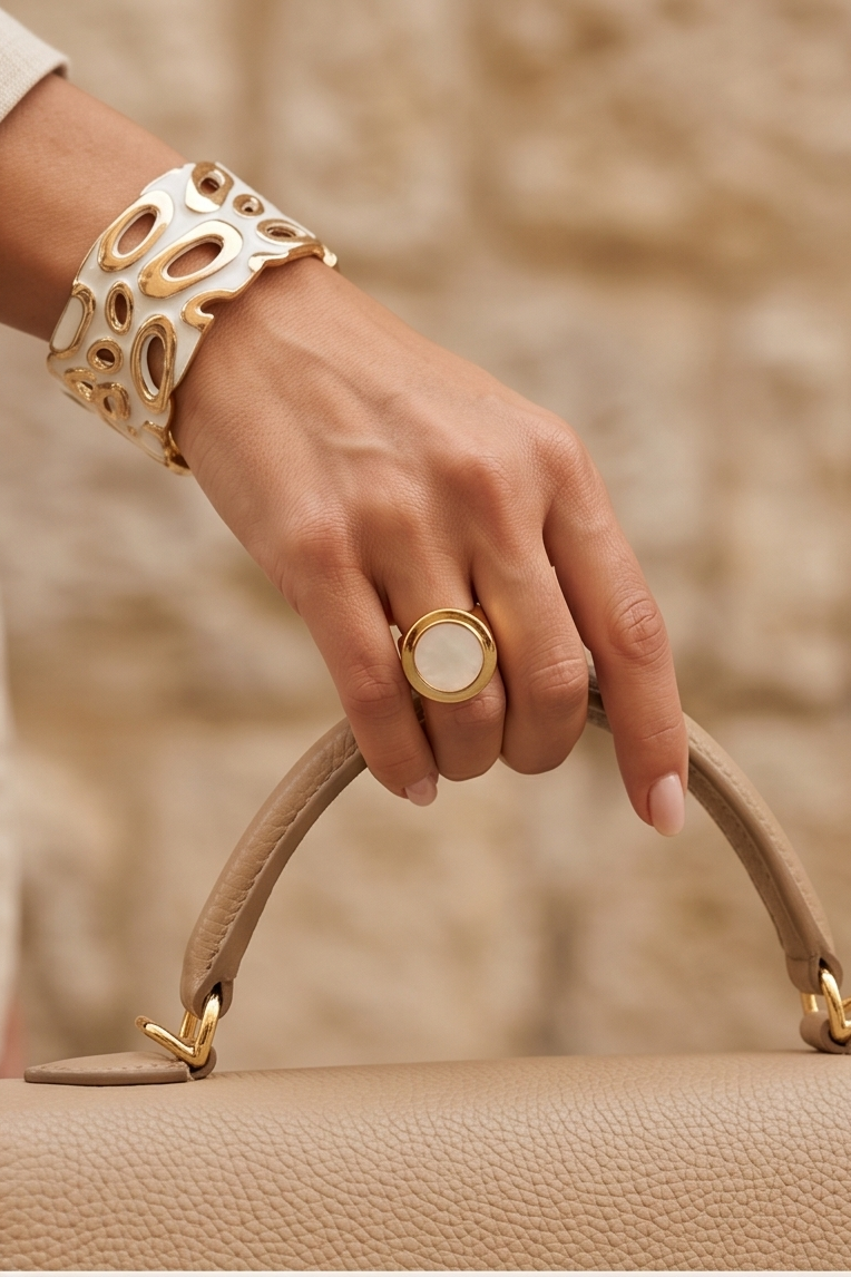 Armreif „Luce Bianca“