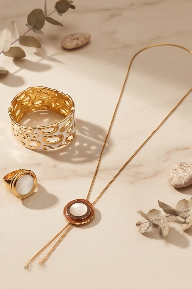 Kette „Venezia Rosé“