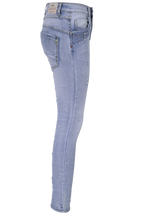 Jewelly Damen Jeans im Used Look