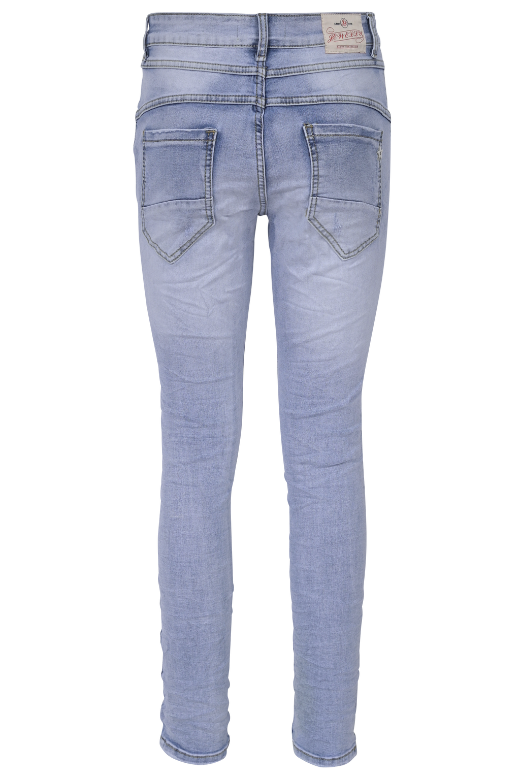 Jewelly Damen Jeans im Used Look