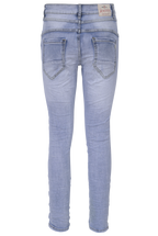 Jewelly Damen Jeans im Used Look