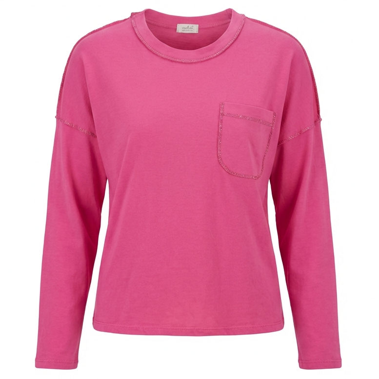 Lässiges Longsleeve mit Brusttasche