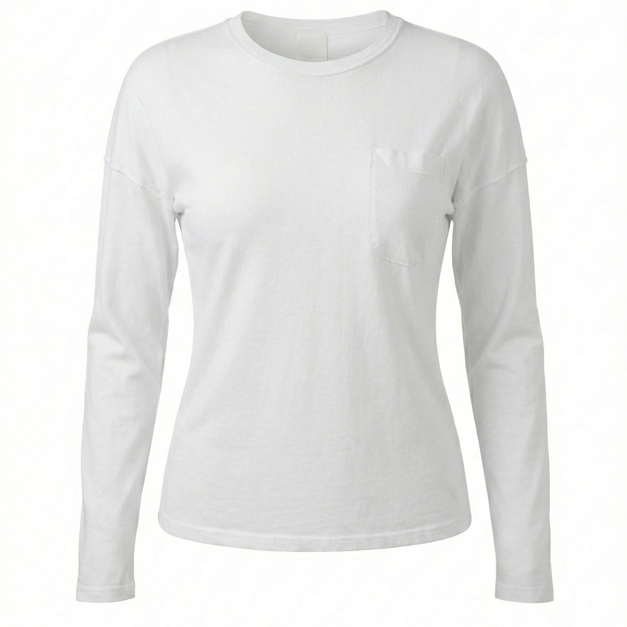 Lässiges Longsleeve mit Brusttasche