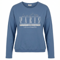 Sweatshirt „PARIS“ mit Strass-Detail – Casual Chic Fit