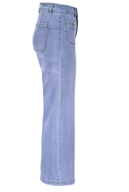 High-Waist Straight Fit Jeans mit Fronttaschen