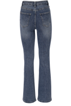 Blue Flared Jeans – High Waist Fit