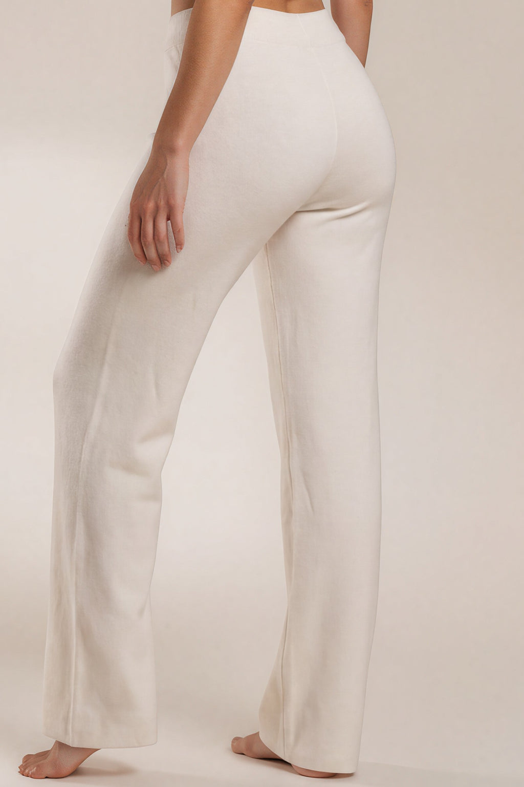Weite Strickhose mit Tunnelzug