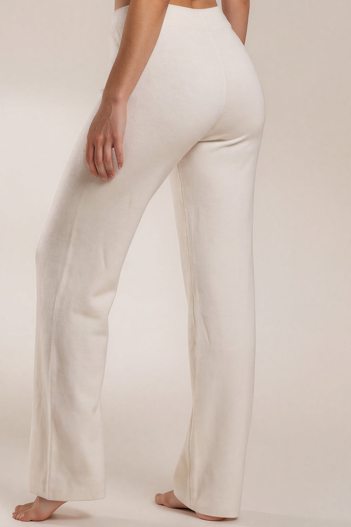 Weite Strickhose mit Tunnelzug