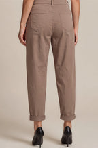 Chino-Hose mit Umschlag