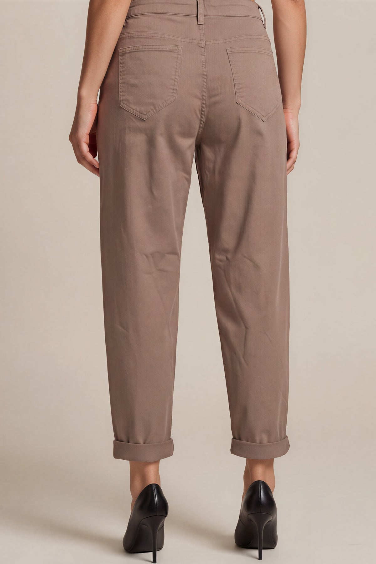 Chino-Hose mit Umschlag