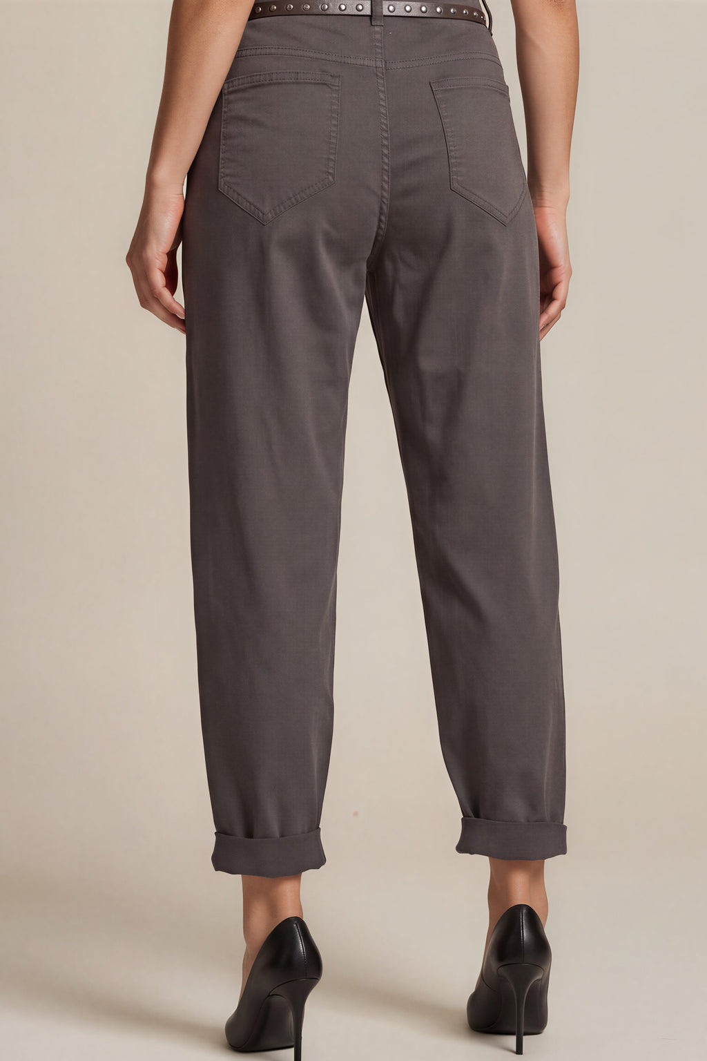 Chino-Hose mit Umschlag