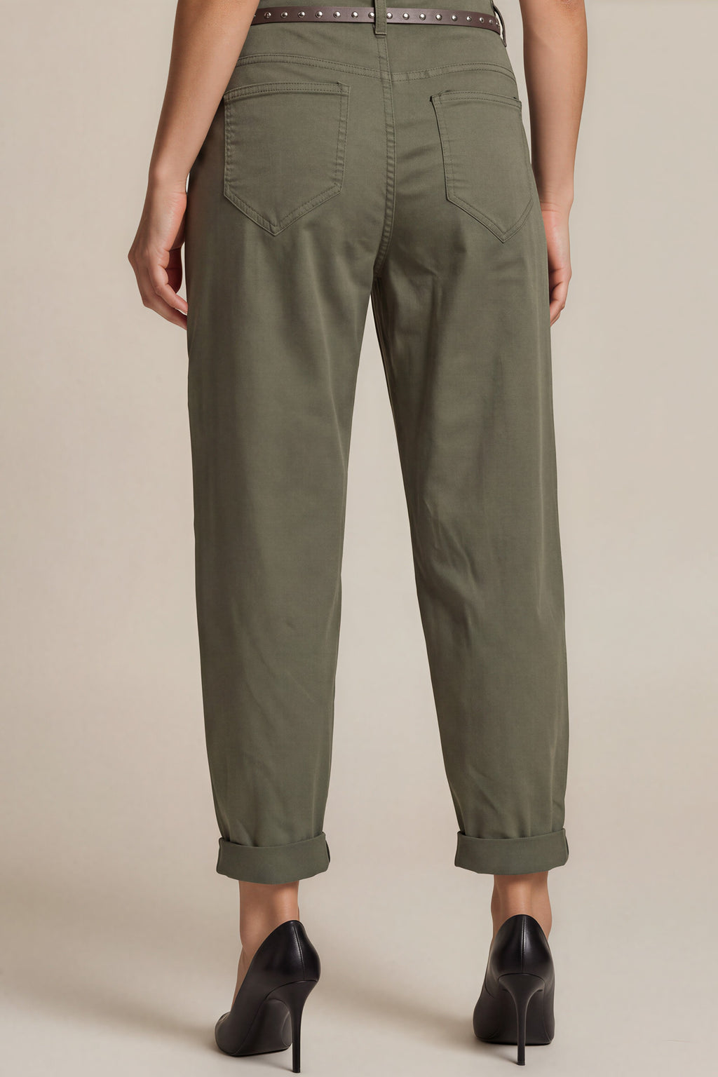 Chino-Hose mit Umschlag
