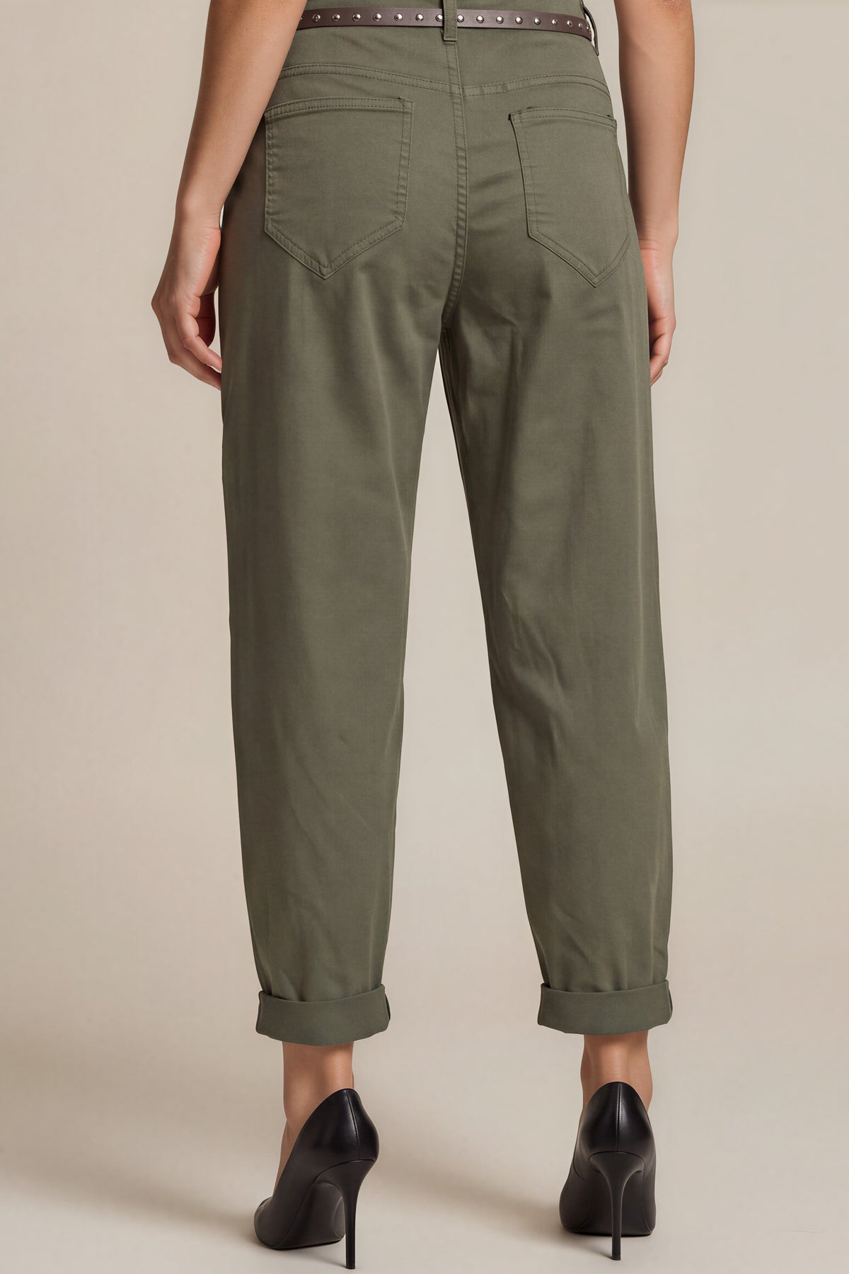 Chino-Hose mit Umschlag