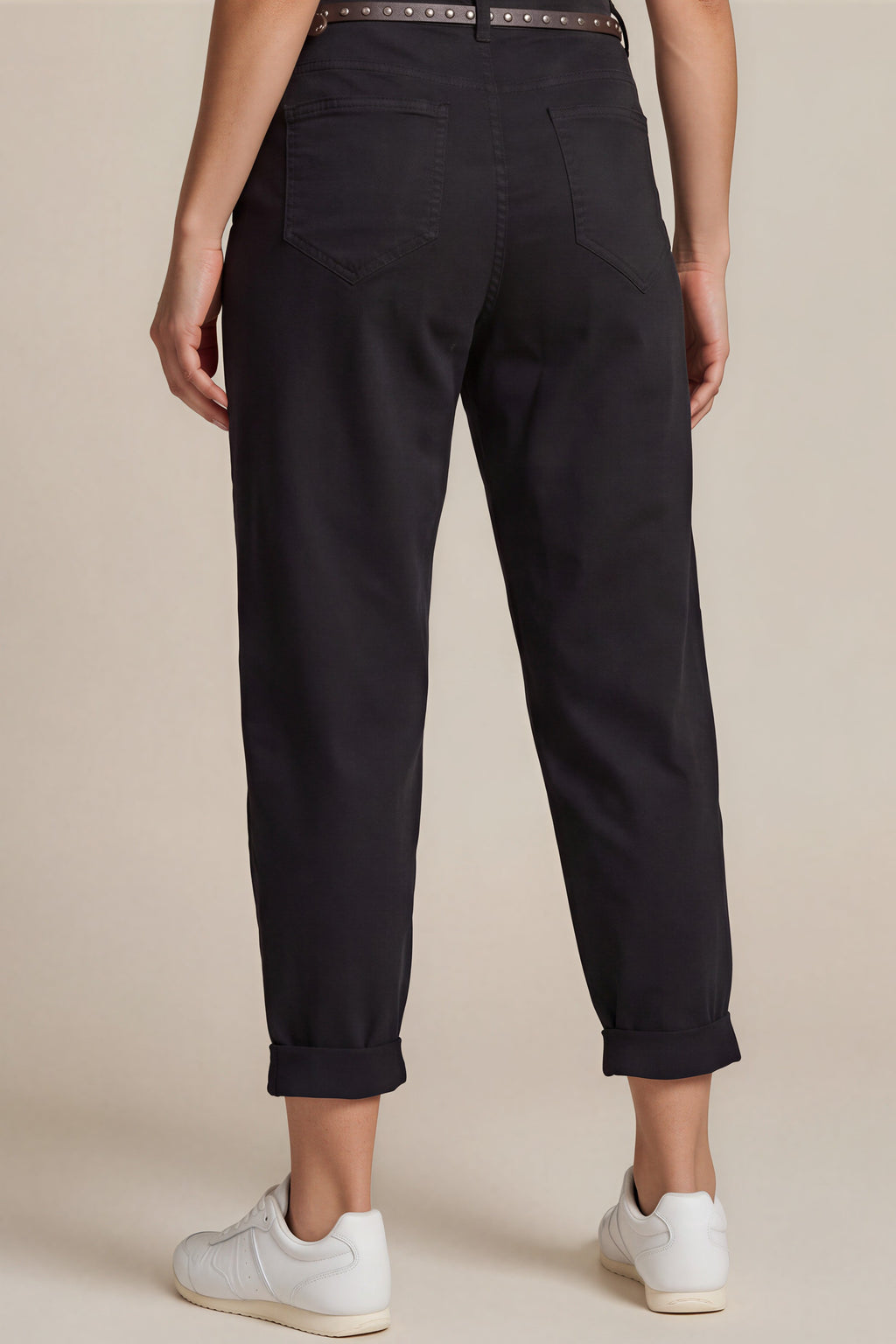 Chino-Hose mit Umschlag