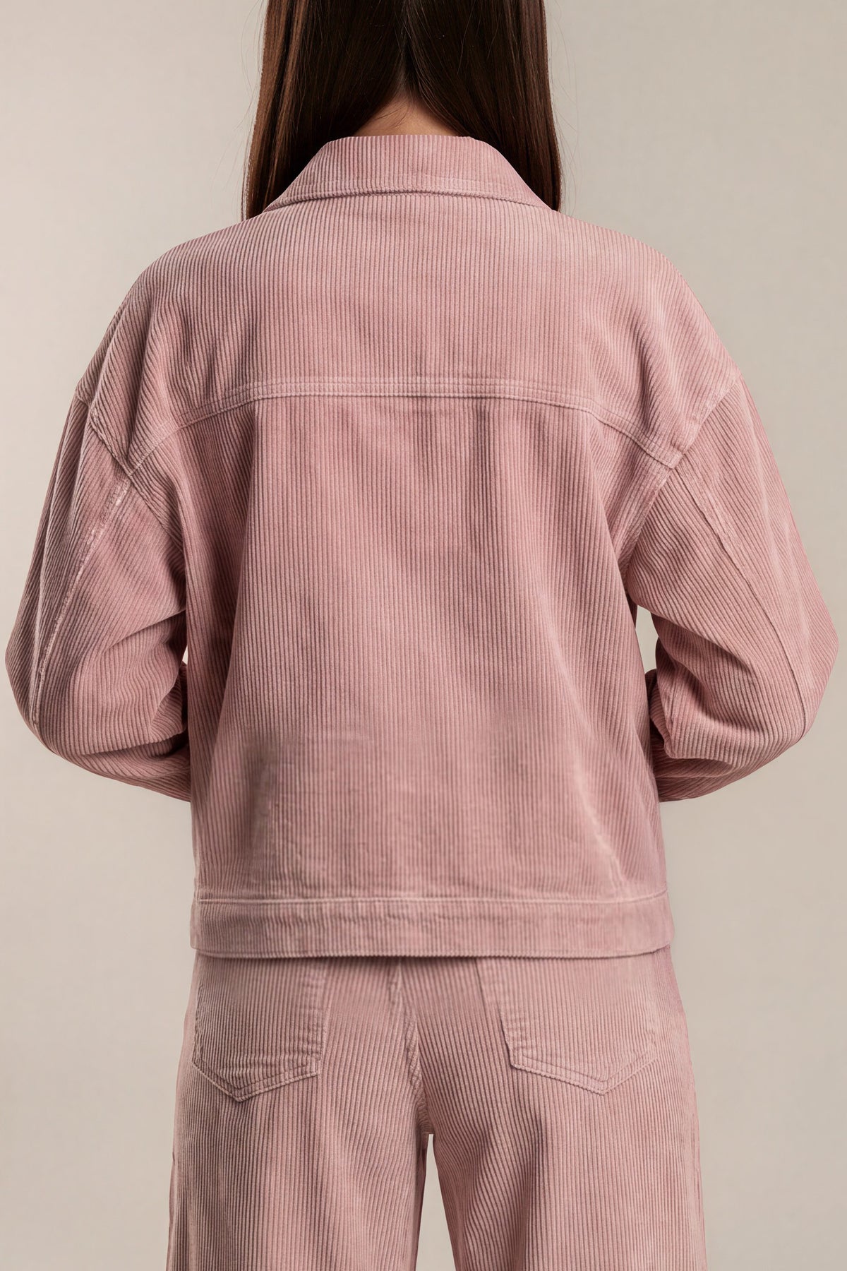 Cordjacke mit Brusttaschen