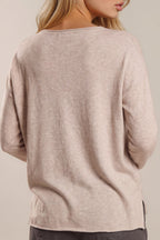 Feinstrickpullover mit Rundhalsausschnitt