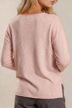Feinstrickpullover mit Rundhalsausschnitt