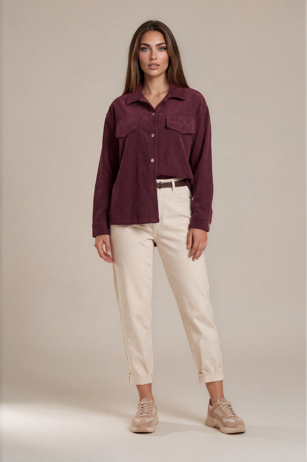Overshirt mit Brusttaschen in Washed-Optik