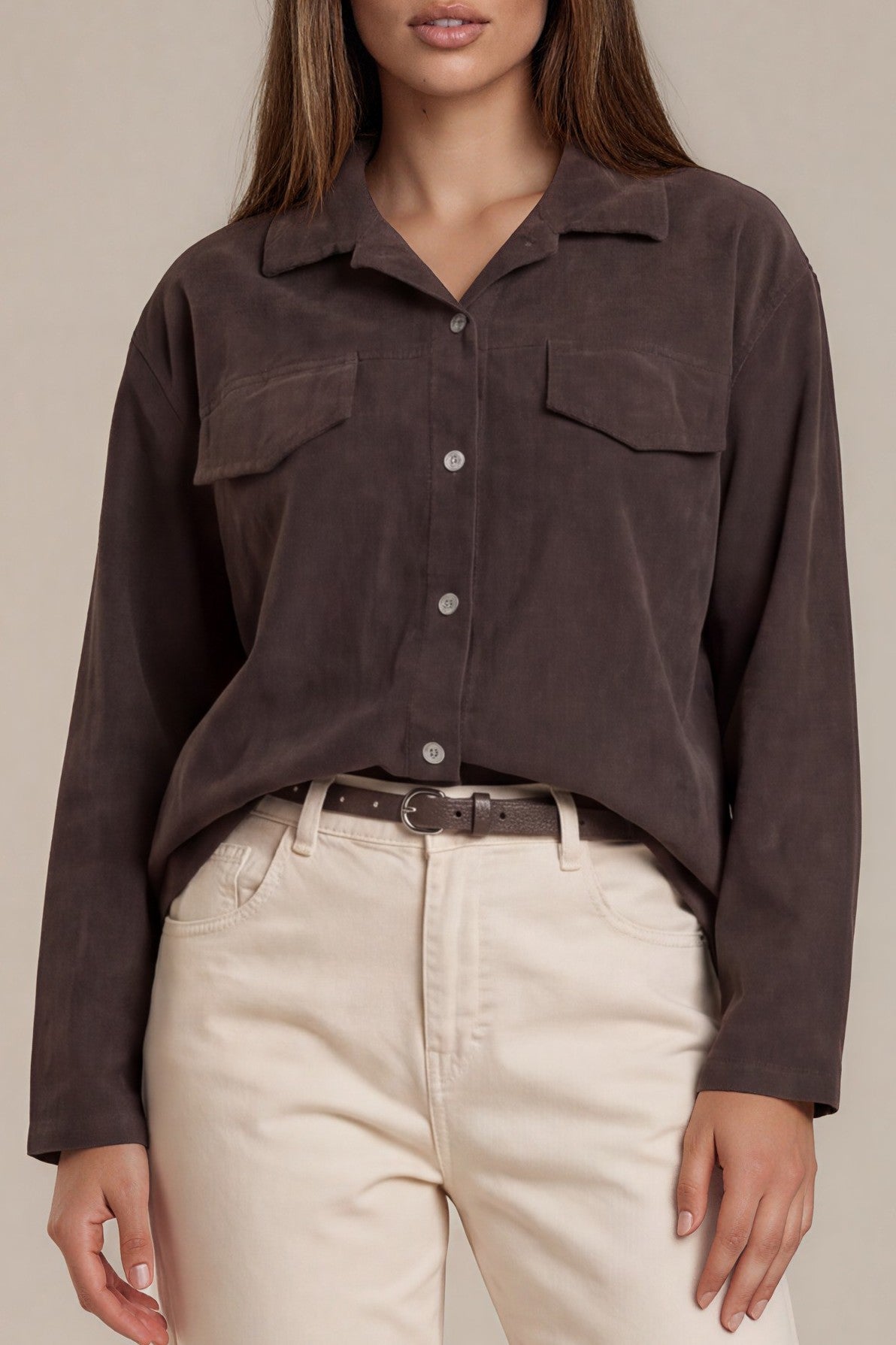 Overshirt mit Brusttaschen in Washed-Optik