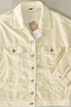 Cordjacke mit Brusttaschen