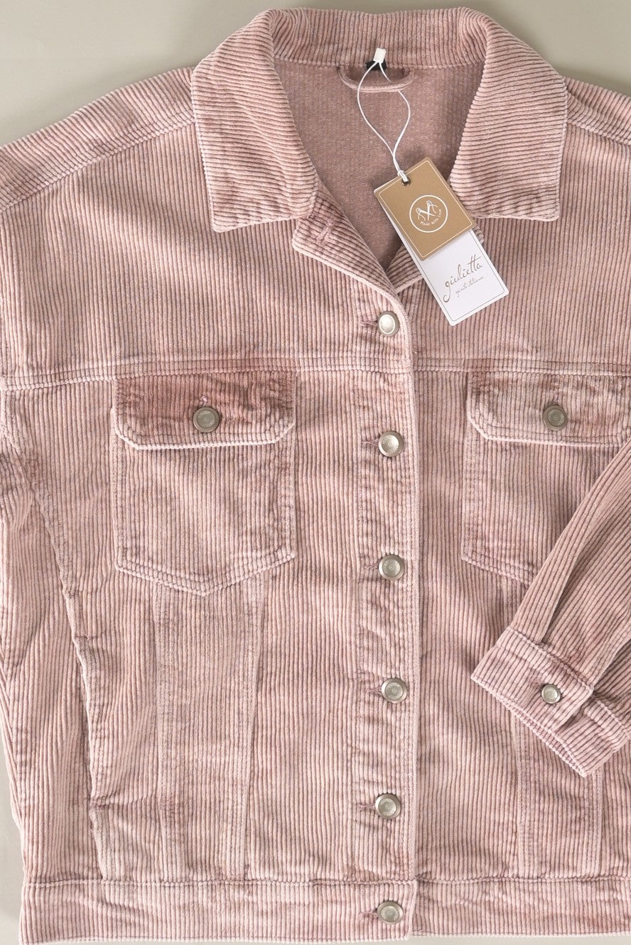 Cordjacke mit Brusttaschen