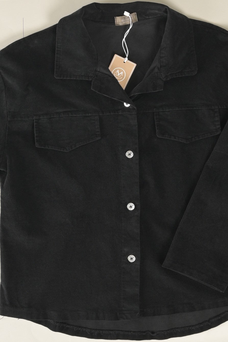 Overshirt mit Brusttaschen in Washed-Optik