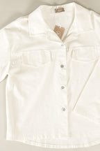 Overshirt mit Brusttaschen in Washed-Optik