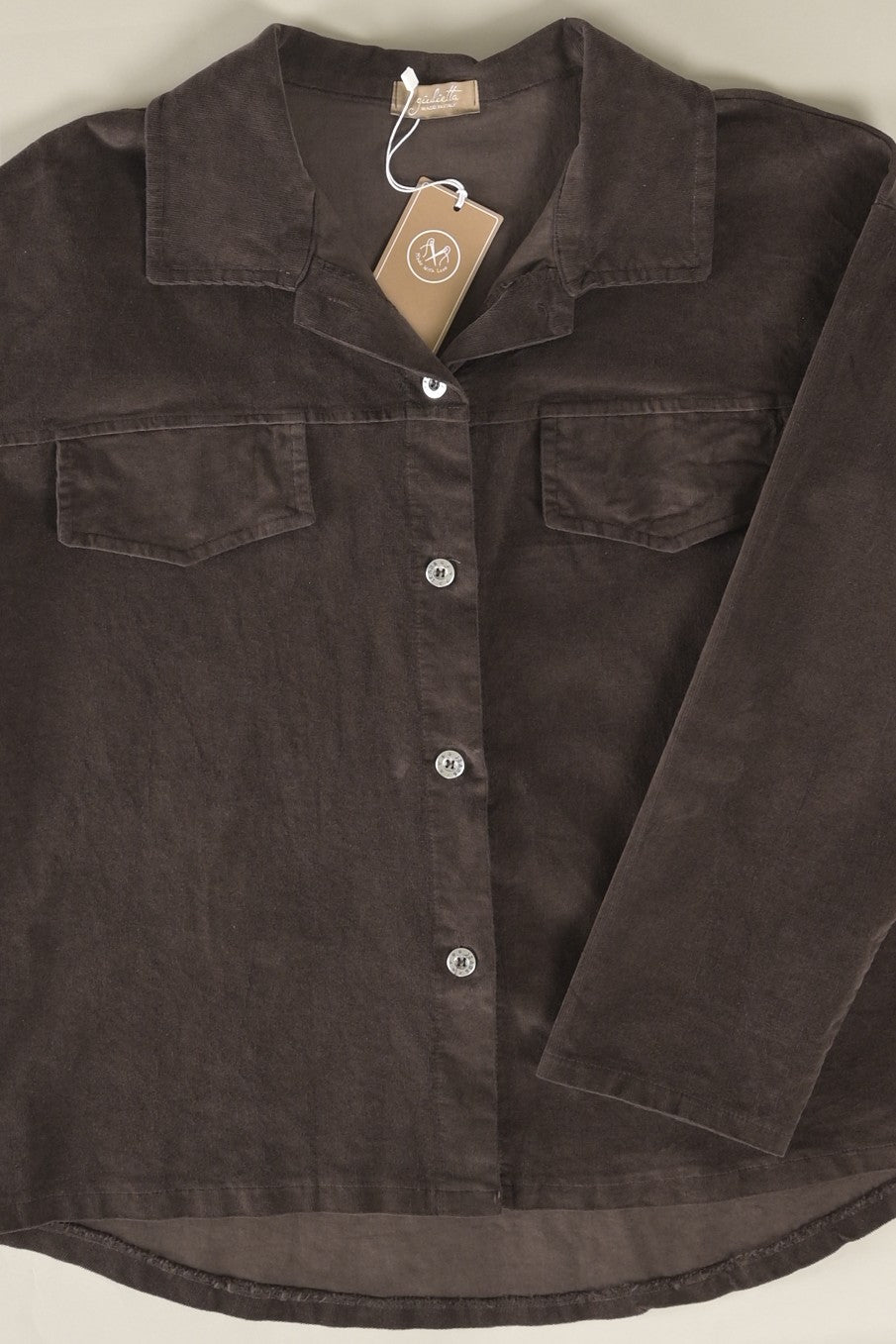 Overshirt mit Brusttaschen in Washed-Optik