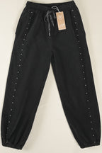 Jogger-Hose mit Nieten-Details