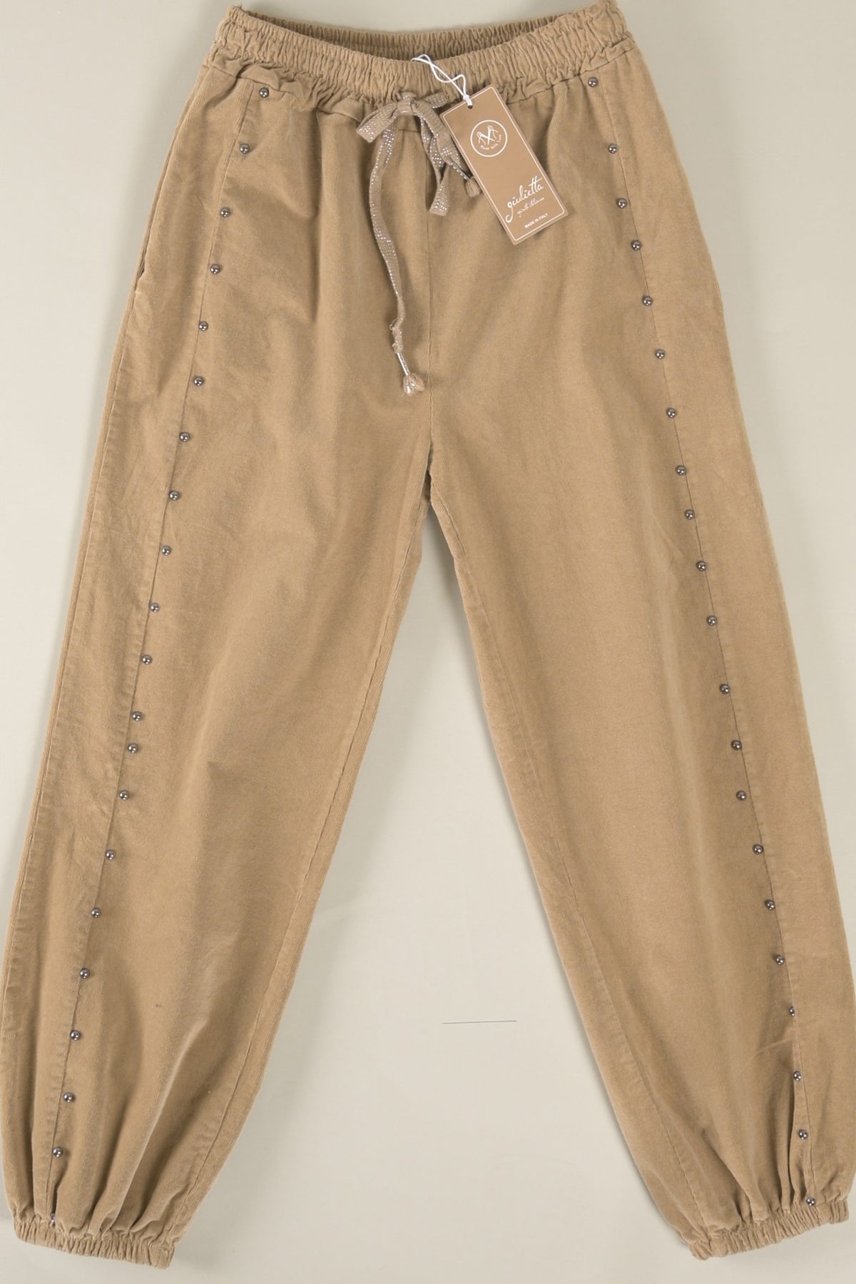 Jogger-Hose mit Nieten-Details