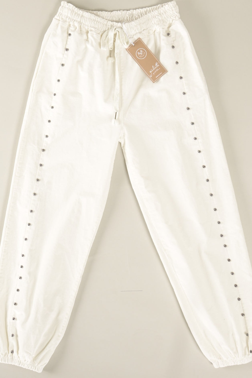 Jogger-Hose mit Nieten-Details
