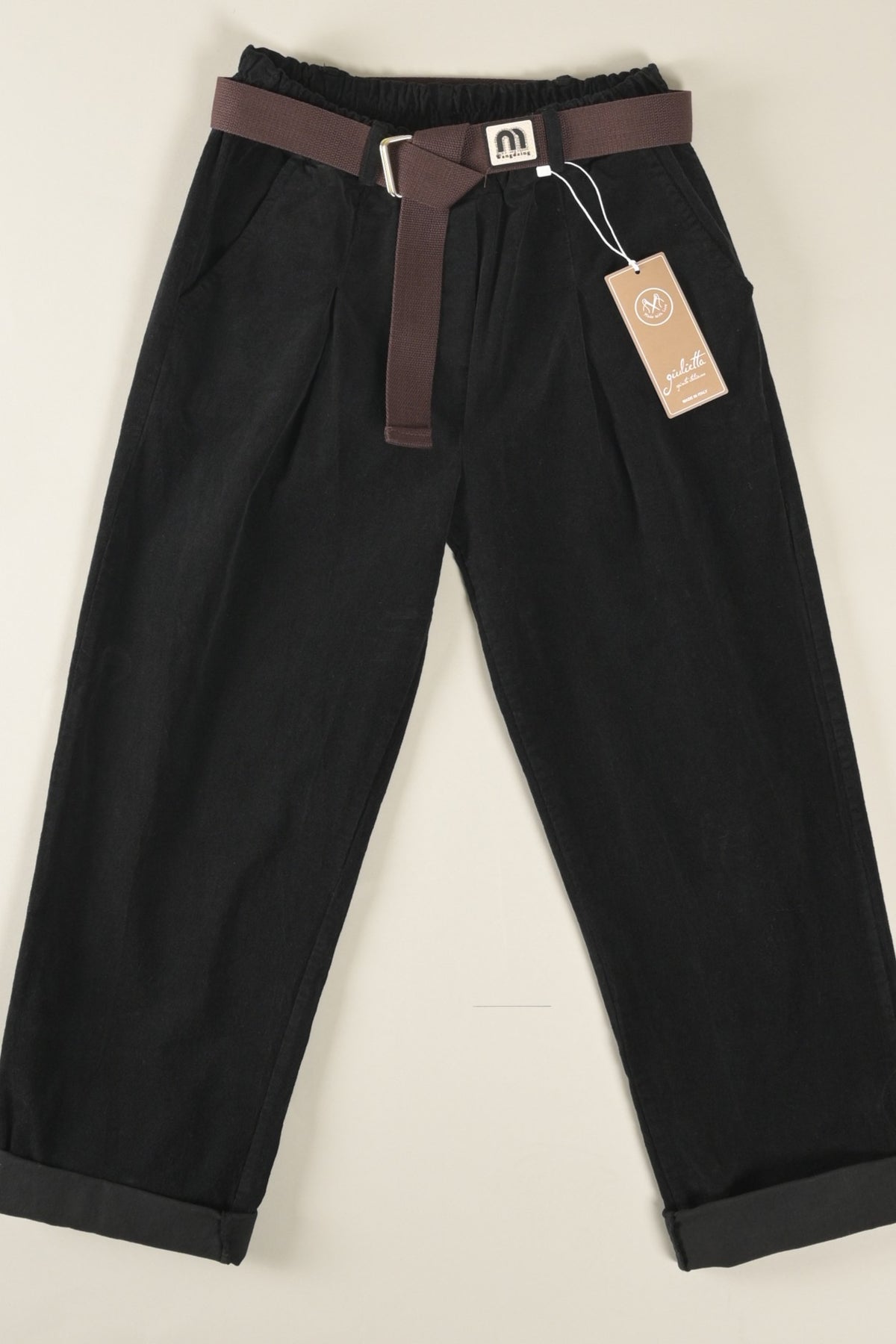 Lässige Cordhose mit Bundfalten