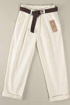 Lässige Cordhose mit Bundfalten
