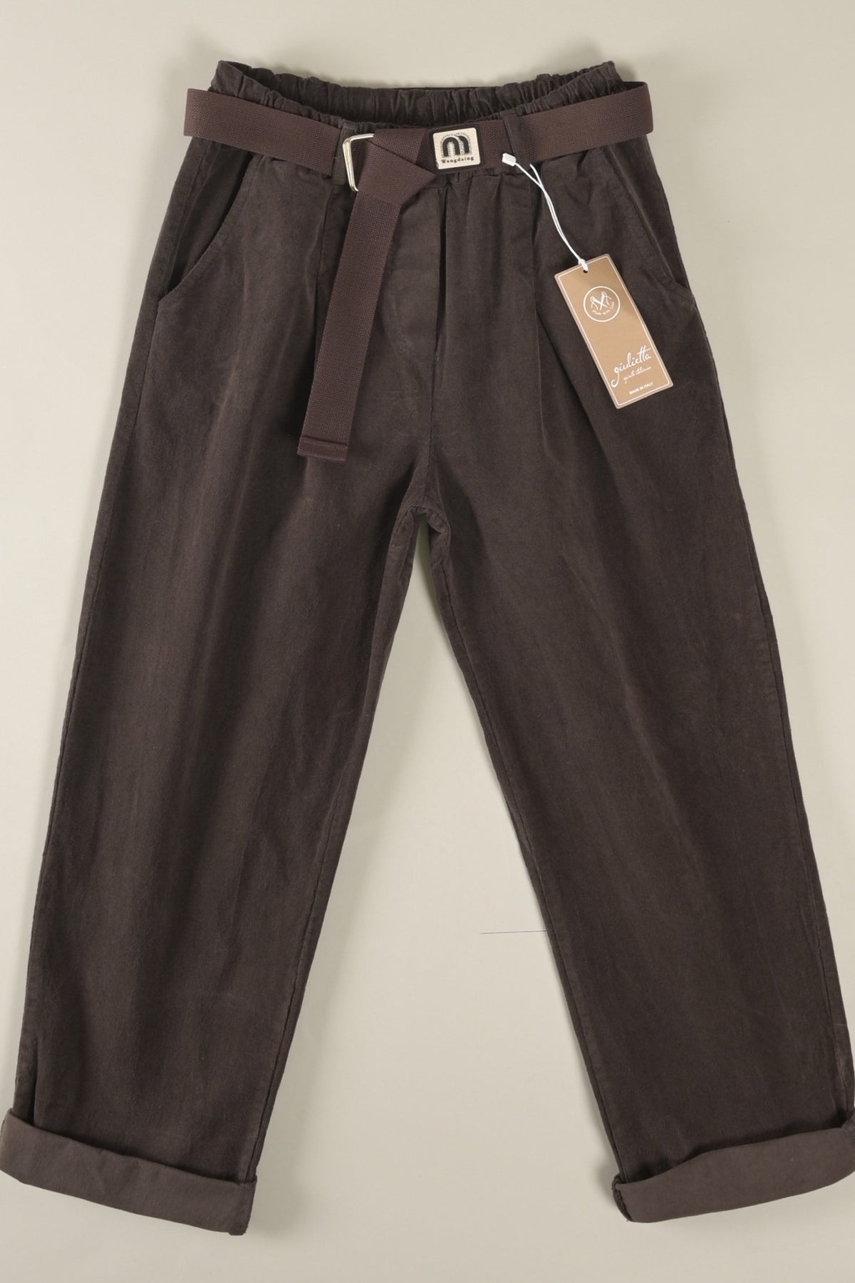 Lässige Cordhose mit Bundfalten