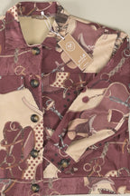 Kurzjacke „Equestrian Print“
