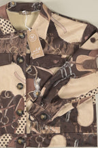 Kurzjacke „Equestrian Print“