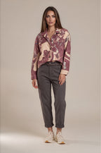 Kurzjacke „Equestrian Print“