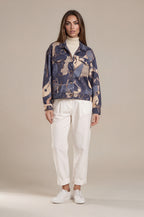 Kurzjacke „Equestrian Print“