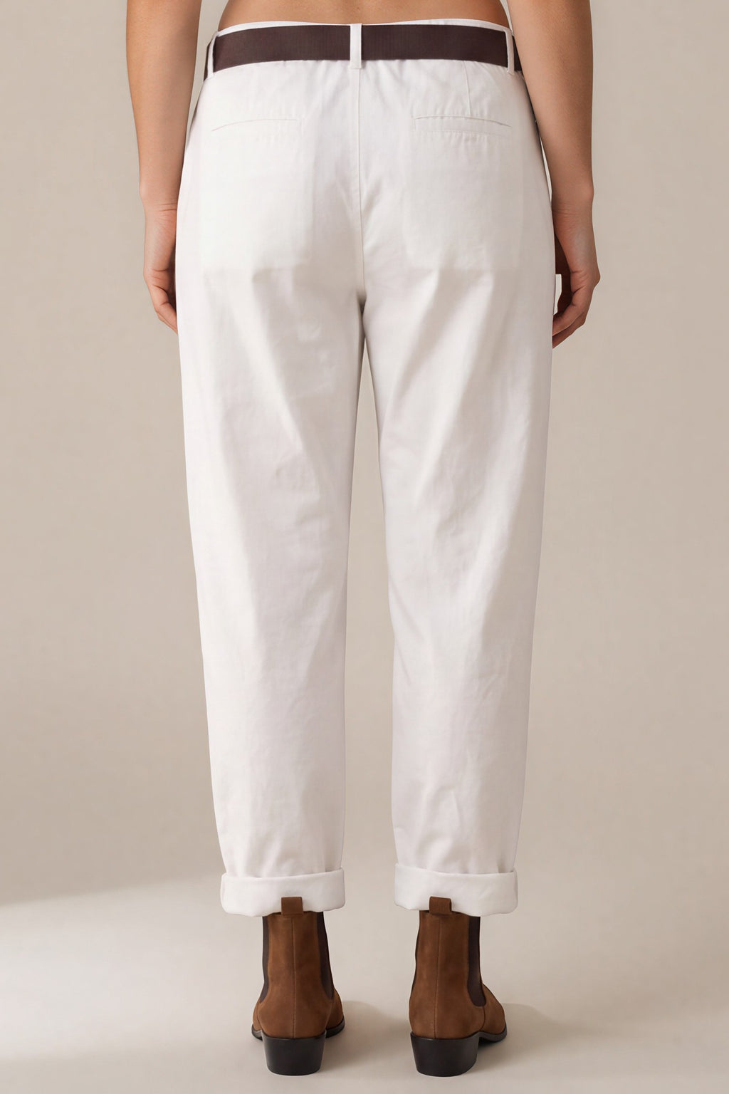 Lässige Cordhose mit Bundfalten