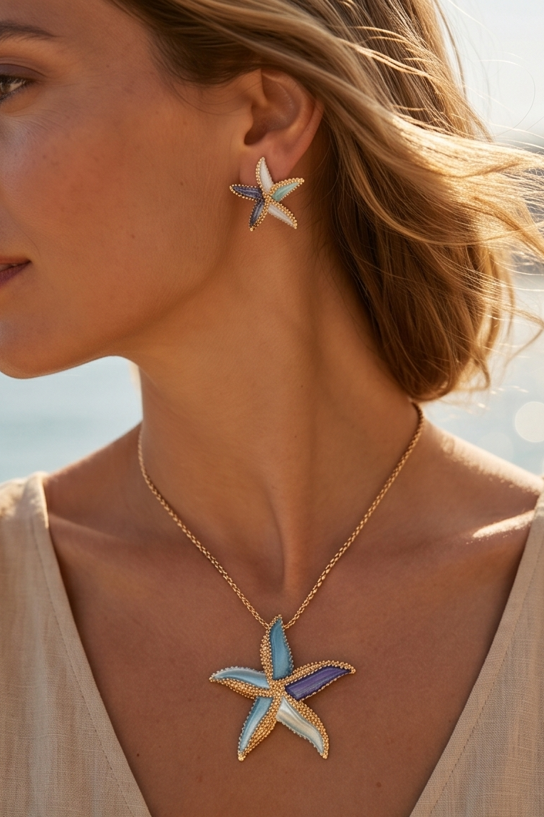 Schmuck-Set „Seestern Romance“