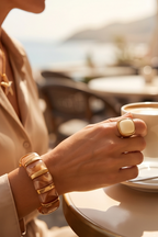 Statement-Ring „Crema Eleganza“