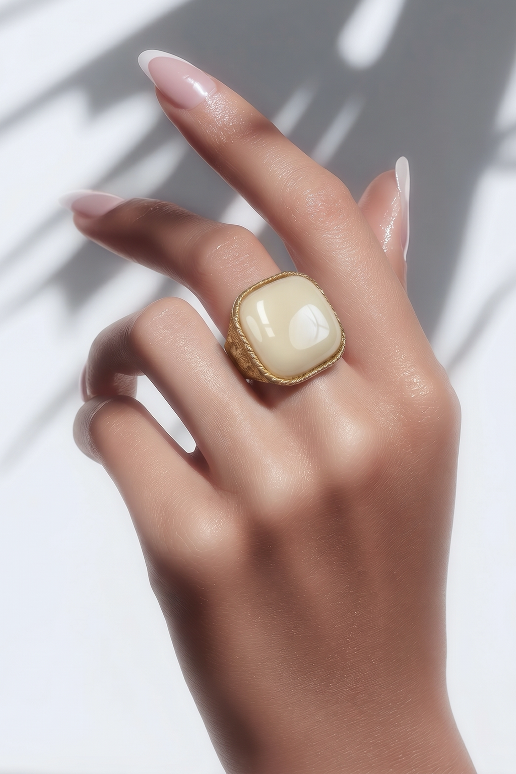 Statement-Ring „Crema Eleganza“