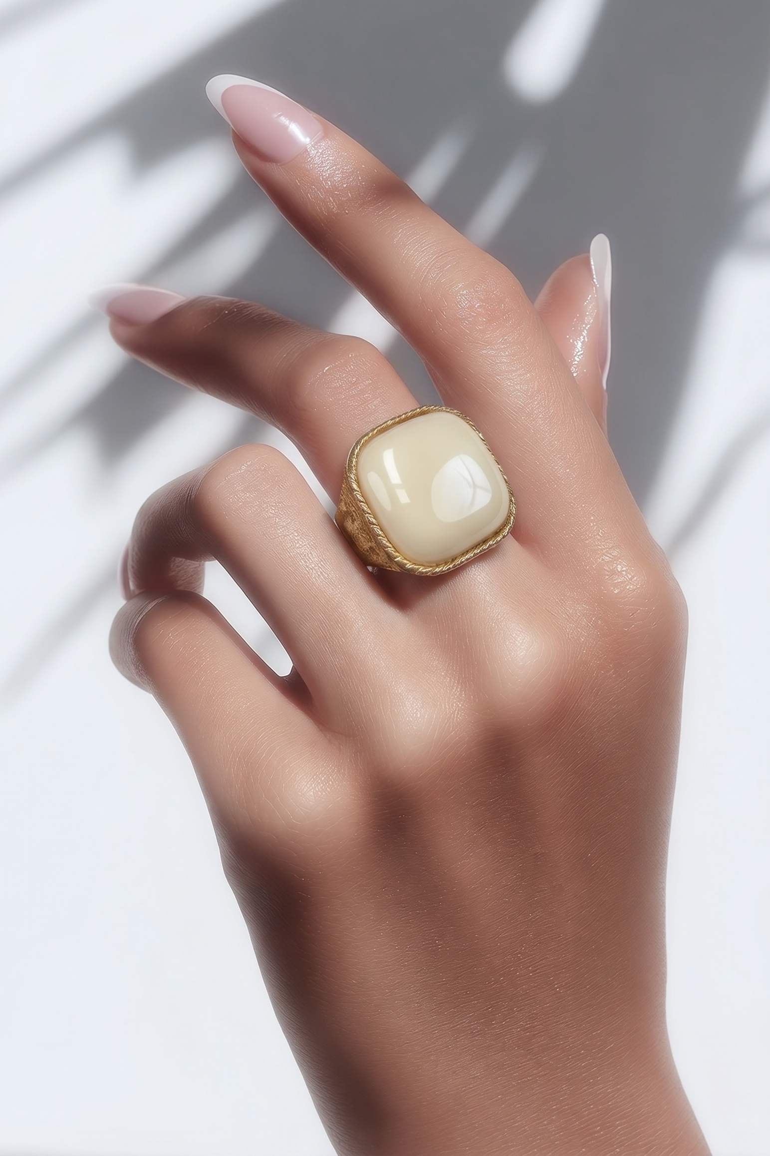 Statement-Ring „Crema Eleganza“