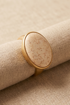 Statement-Ring „Ivory Stone“