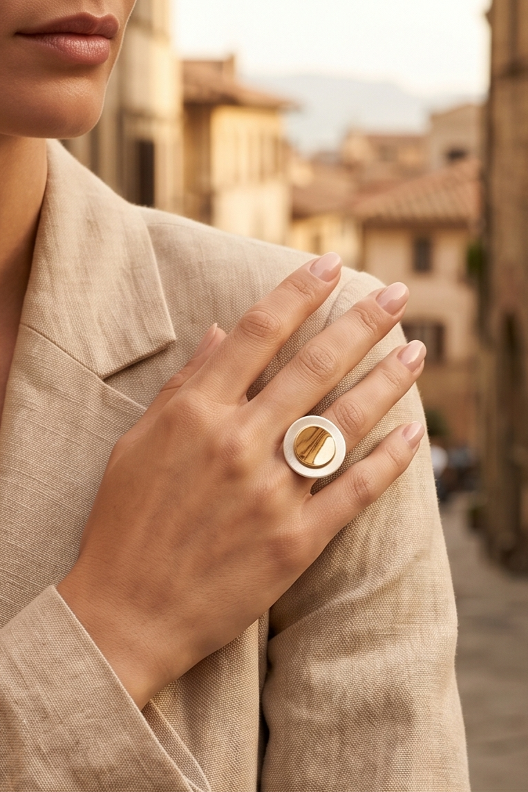 Ring „Luna Bicolor“