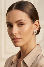 Edelstahl-Ohrstecker „Luna Sparkle“