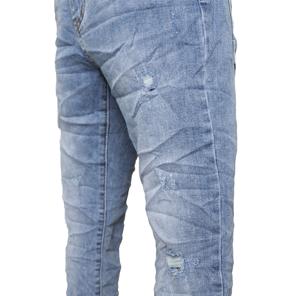 Jewelly Damen Jeans im Used Look 26101