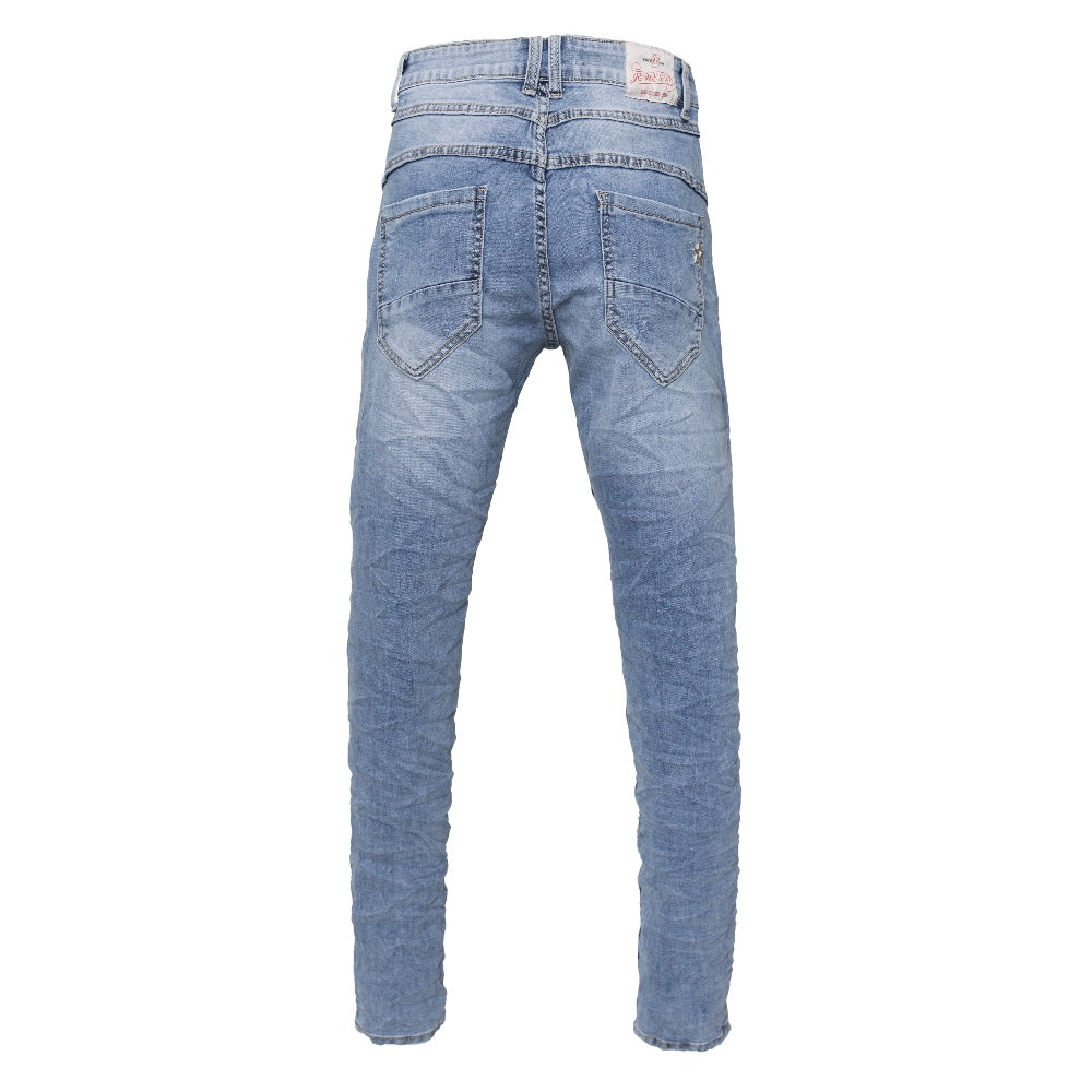 Jewelly Damen Jeans im Used Look 26101