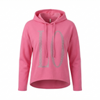 Hoodie mit Strass-Print „LOVE“ – Casual Glam Fit