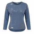 Longsleeve „Beautiful“ mit Strass-Schriftzug – Casual Glam Fit